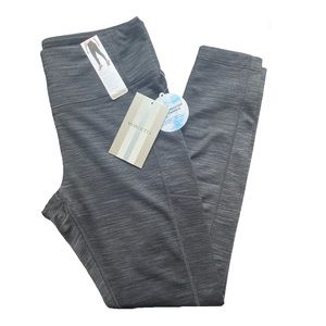 Mondetta Gray Black High Waisted Leggings